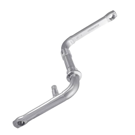 Pedivela Monobloco 140mm cromado